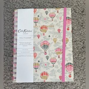 NWT Cath Kidston Daily Planner in Hot Air Balloon - undated, wire-bound, 128 pg.